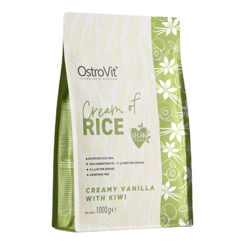 OstroVit Cream of Rice, Creamy Vanilla with Kiwi - 1000g