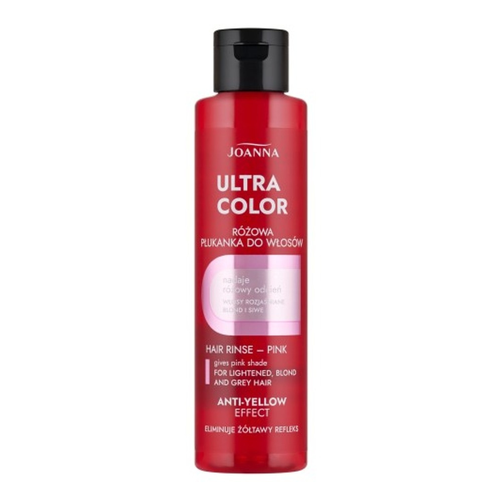 Joanna Ultra Color System Płukanka do Włosów Różowa 150ml