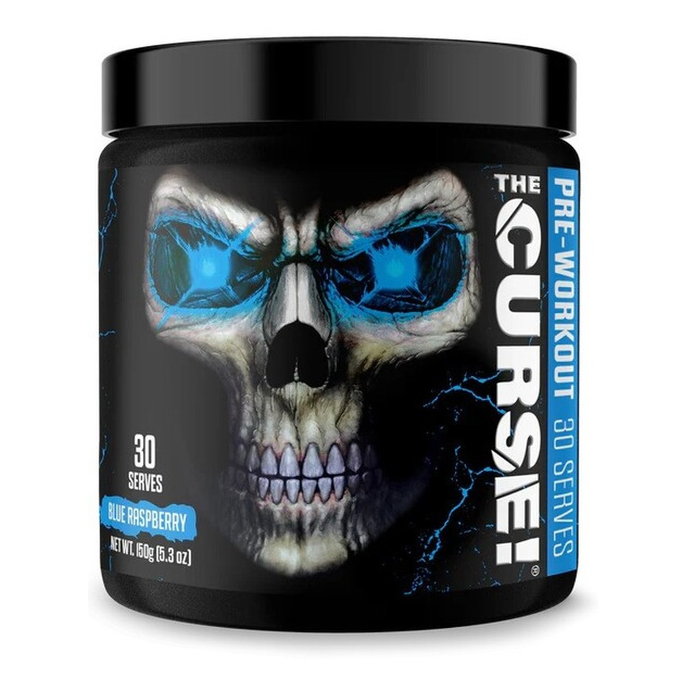 JNX Sports The Curse! Niebieska Malina Przedtreningówka Na Energię Skupienie i Pompę Mięśniową 150g
