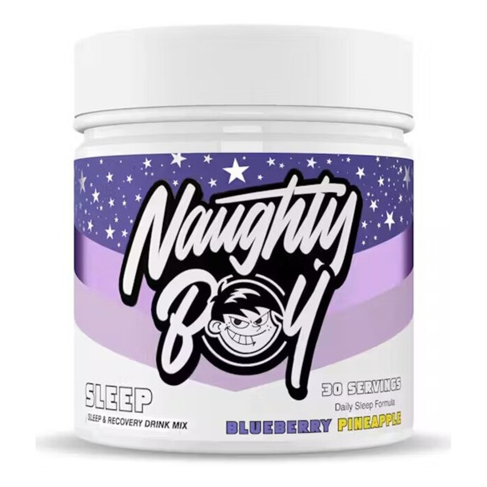 Naughty Boy Sleep Suplement Sportowy w Proszku Jagoda i Ananas 405g