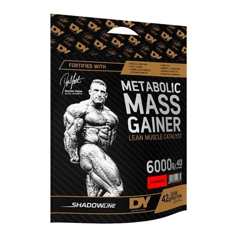 Dorian Yates Metabolic Mass Gainer Gainer Na Masę Truskawkowy 6000g