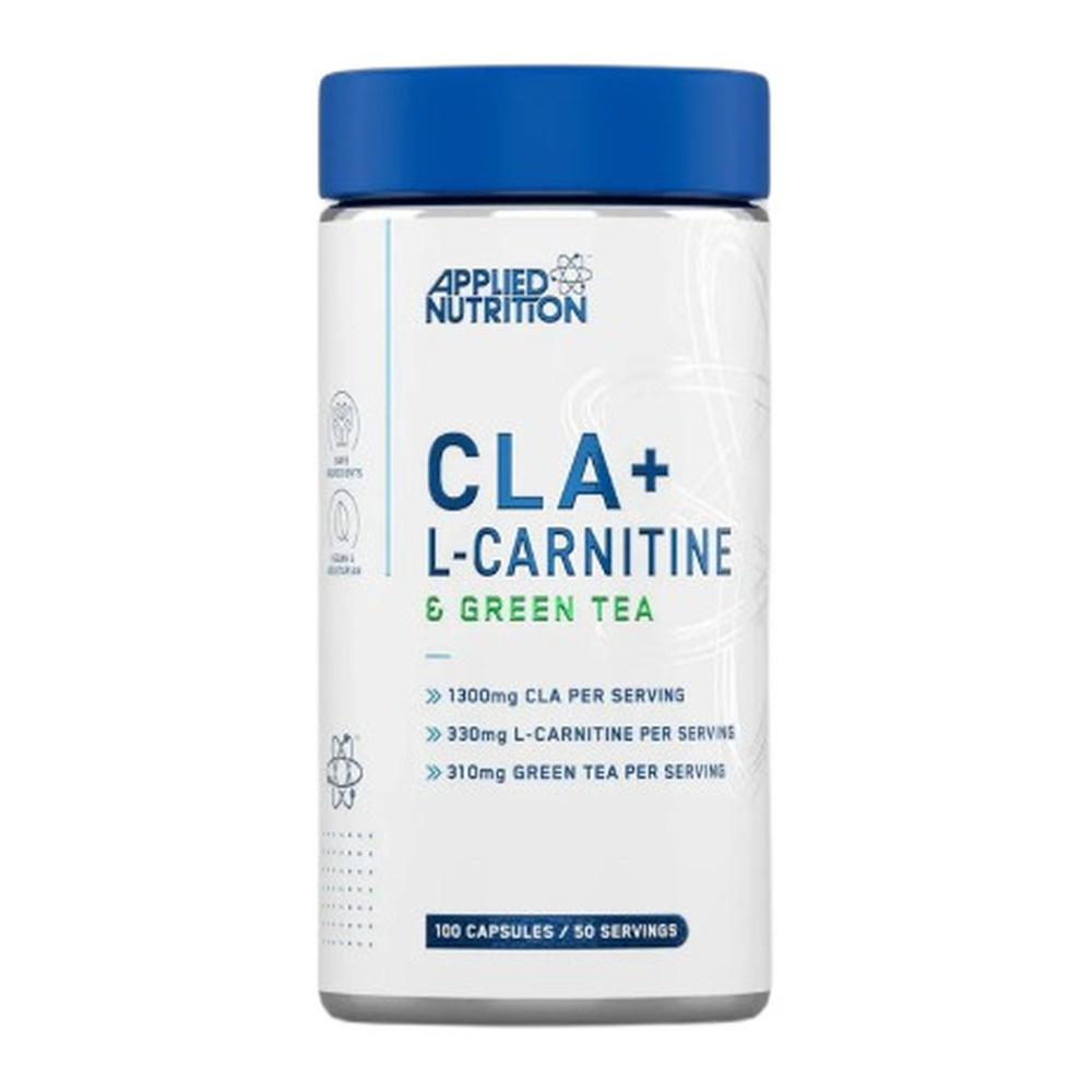Applied Nutrition CLA L-Karnityna i Zielona Herbata Suplement na Skład Ciała 100 Kapsułek