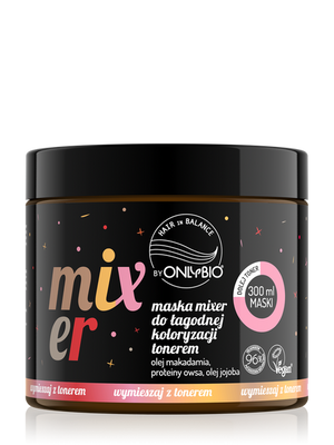 OnlyBio Hair in Balance Maska Mixer do Łagodnej Koloryzacji Tonerem 300ml