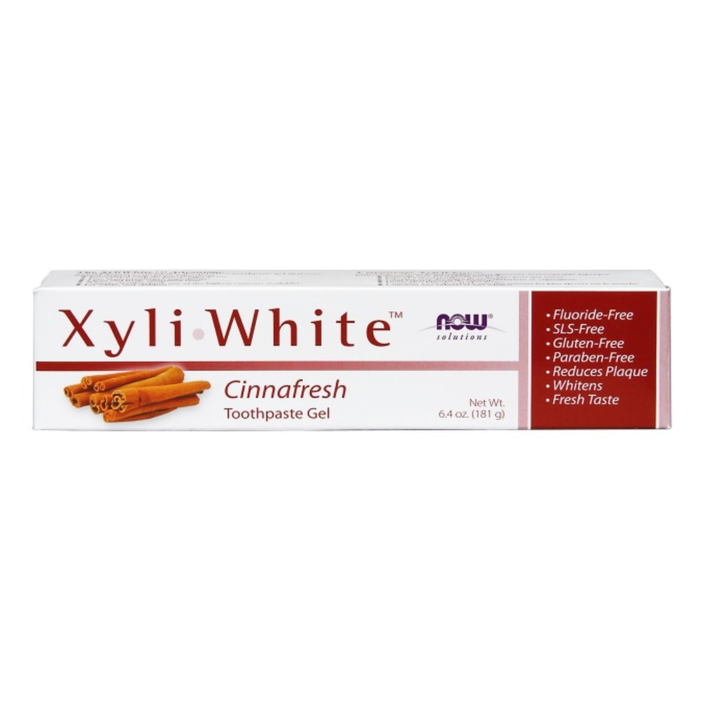 Now Foods XyliWhite Pasta do Zębów w Żelu Cynamonowa 181g