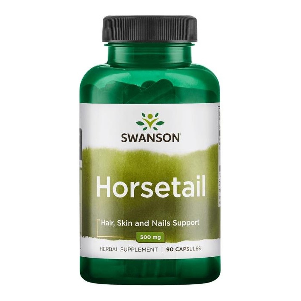 Swanson Horsetail 500mg Skrzyp na Włosy Skórę i Paznokcie 90 Kapsułek