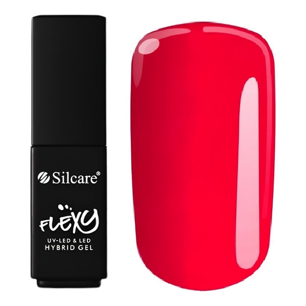 Silcare Flexy lakier hybrydowy UV/LED 222 Classic Red 4.5g
