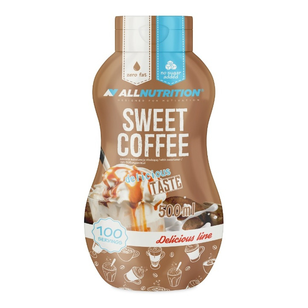 Allnutrition Sweet Sauce Sos Kawowy do Deserów 500ml