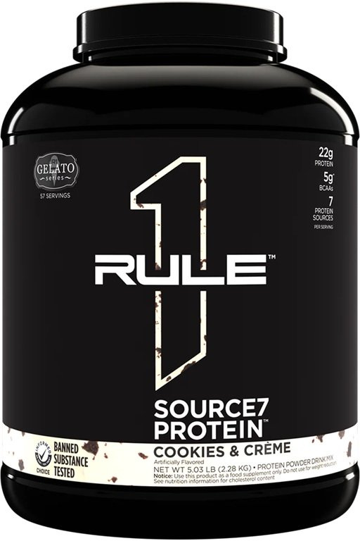 Rule One Source7 Protein, Cookies & Creme Gelato - 2280g