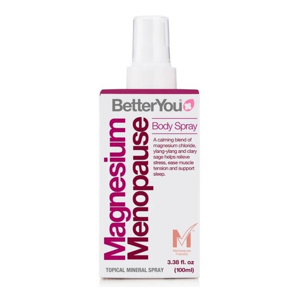 BetterYou Magnezowa Mgiełka do Ciała na Menopauzę Na Łagodzenie Objawów Menopauzy 100ml