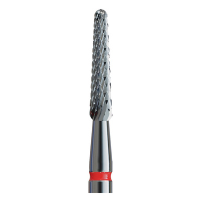 IQ Nails Frez do Paznokci z Węglika Wolframu Fine Crosscut Zaokrąglony Stożek 2,3mm do Manicure Pedicure 198.140.023 1 Sztuka