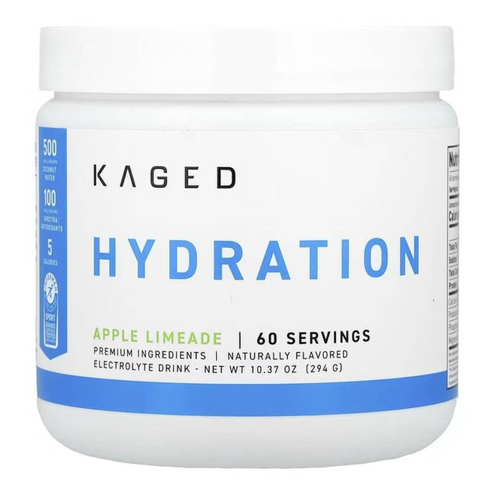 Kaged Muscle Hydration Jabłko Limonka Elektrolity w Proszku dla Nawodnienia 294g
