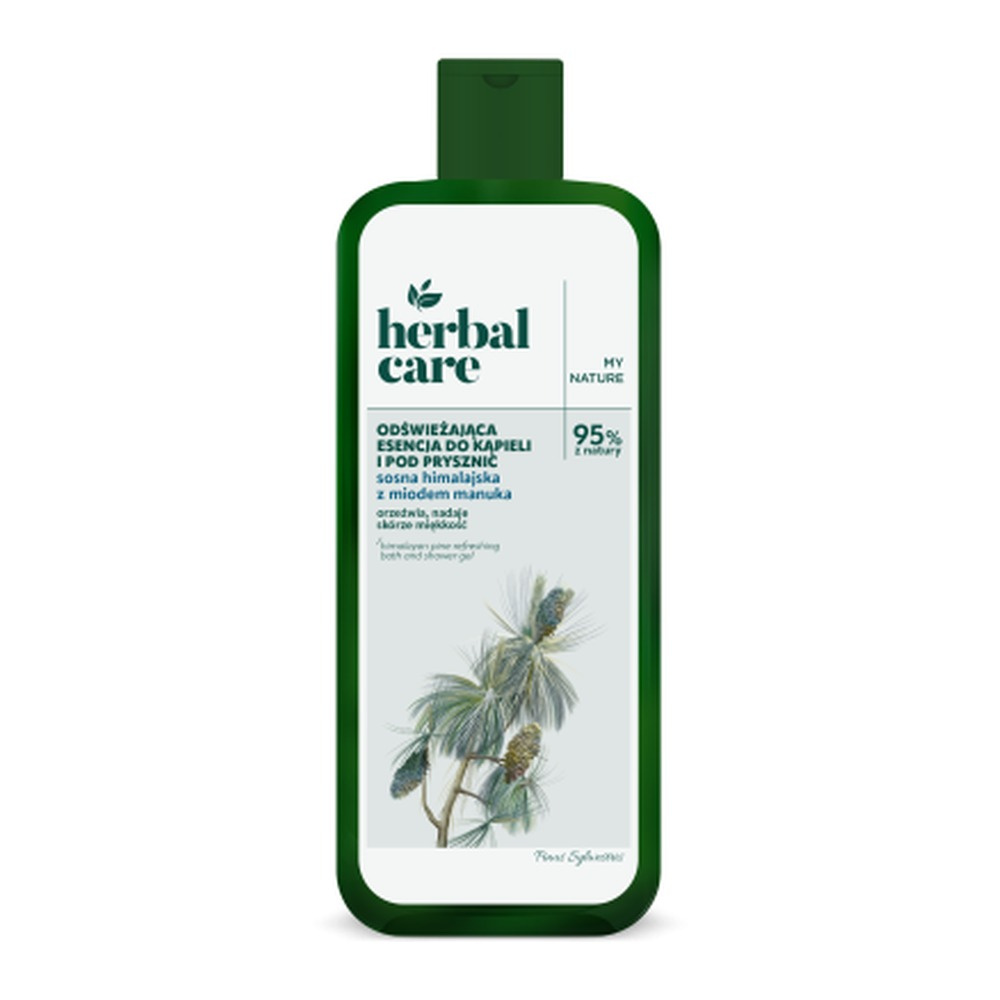 Herbal Care Odświeżająca Esencja do Kąpieli i Pod Prysznic Sosna Himalajska 400ml