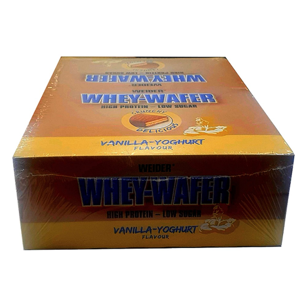 Weider Whey-Wafer, Vanilla Yoghurt - 12 x 35g