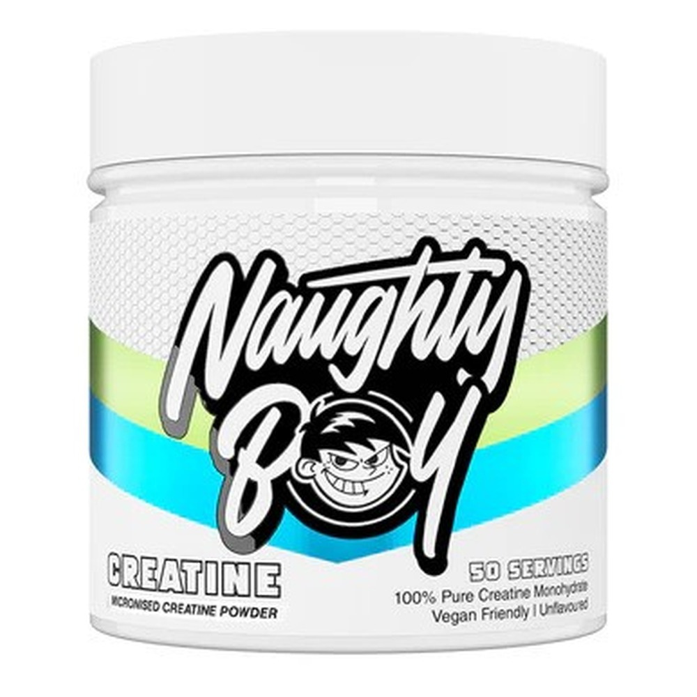 Naughty Boy Creatine Mikronizowana w Proszku na Siłę i Wytrzymałość 150g