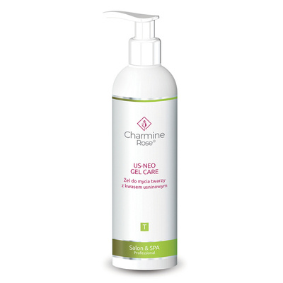 Charmine Rose Oczyszczający Żel do Mycia Twarzy z Kwasem Usninowym 200ml