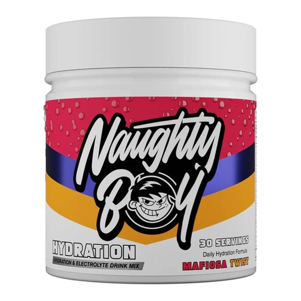 Naughty Boy Hydration Mafiosa Twist Napój Elektrolitowy w Proszku na Nawodnienie i Wydajność 255g