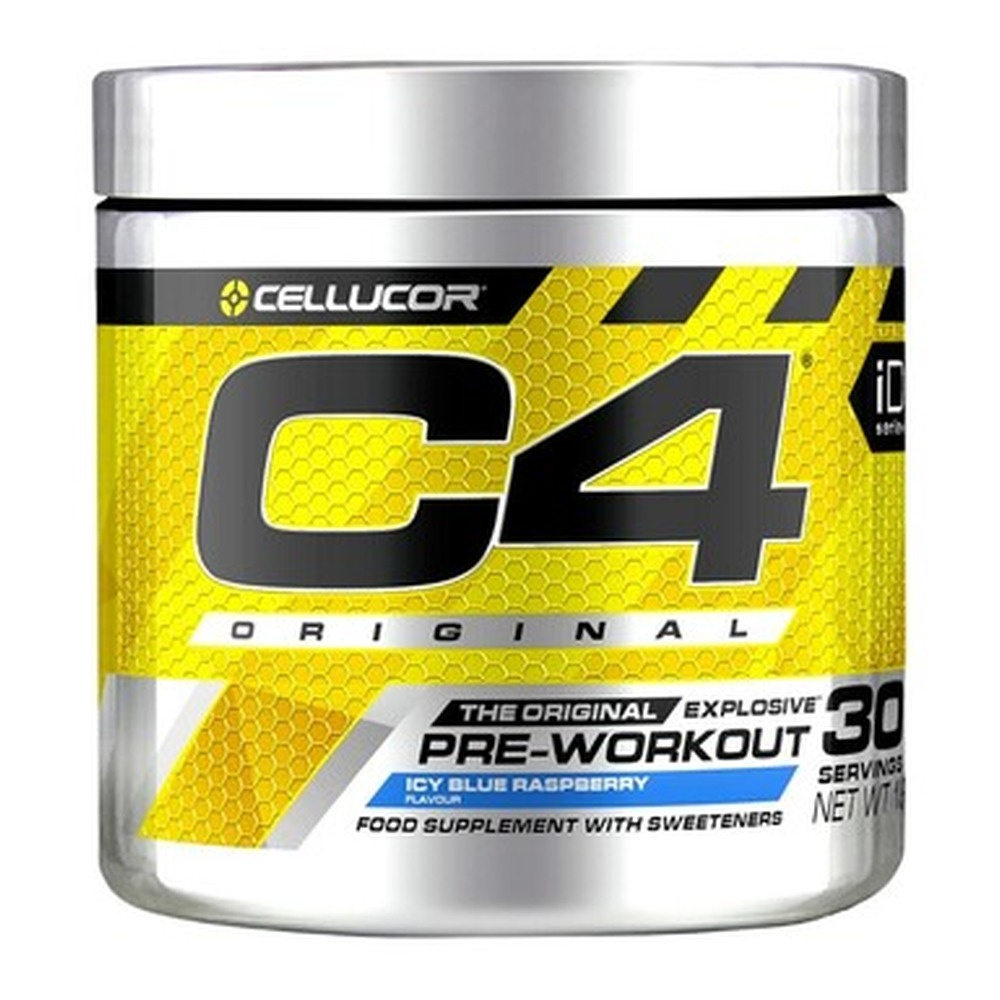 Cellucor C4 Original Przedtreningówka w Proszku o Smaku Lodowej Niebieskiej Maliny Na Energię i Wydajność 198g