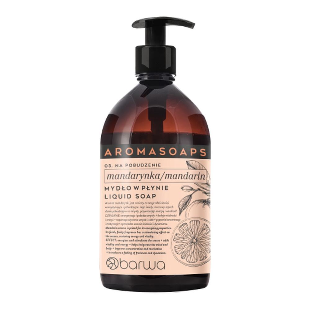 Barwa Aroma Soaps Na Pobudzenie Mydło w Płynie Mandarynka 500ml