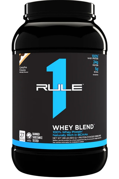 Rule One R1 Whey Blend, Campfire S'mores - 905g