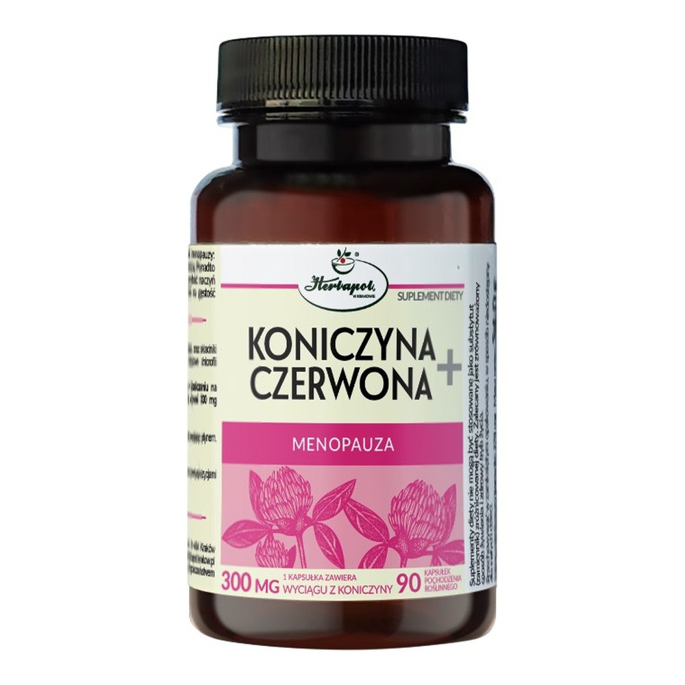 Koniczyna Czerwona+ menopauza 90kaps. HERBAPOL KRAKÓW