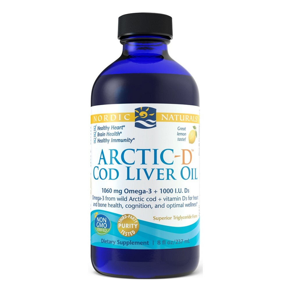 Arctic-D Cod Liver Oil, Lemon - 237 ml.