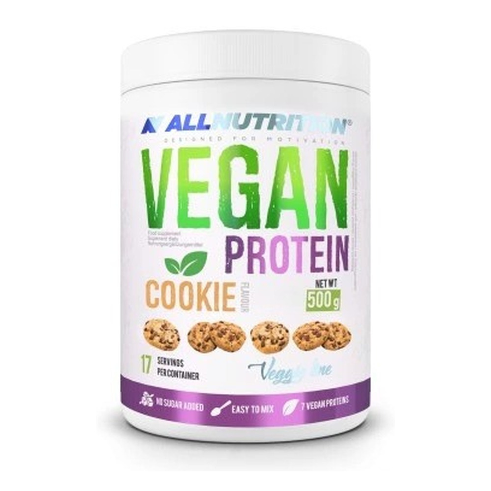 Allnutrition Vegan Protein Wysokobiałkowa Odżywka Ciasteczko 500g