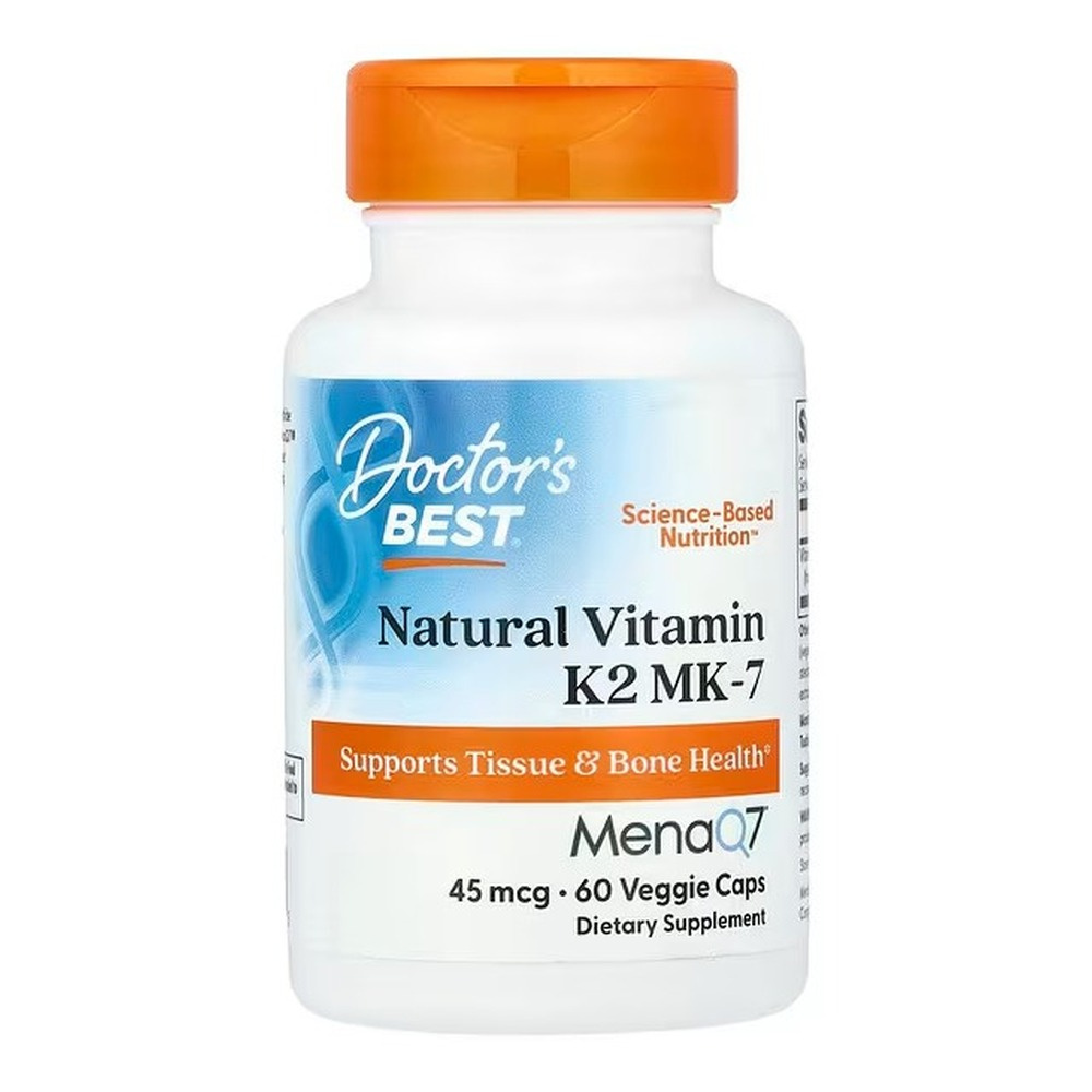 Doctor's Best Naturalna witamina K2 MK7 with MenaQ7, 45mcg Kapsułki 60 kapsułek