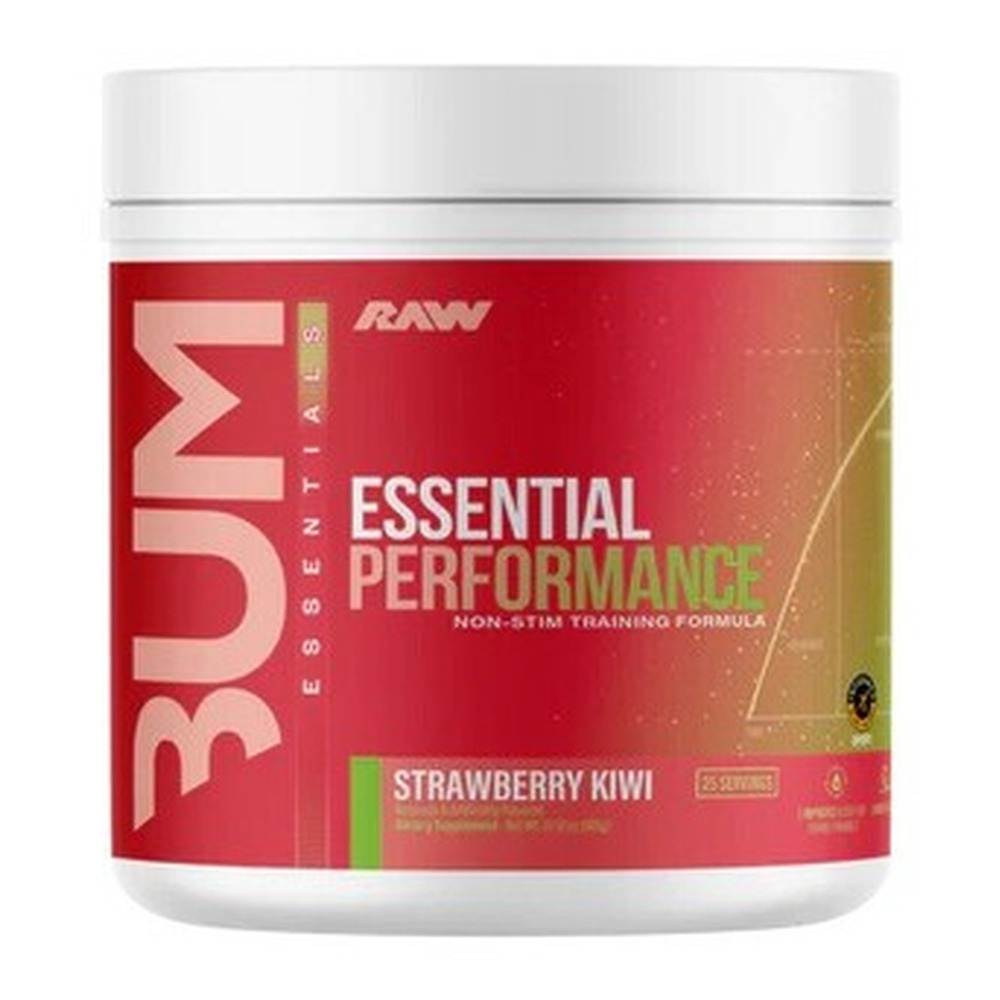 Raw Nutrition Bum Essential Performance, Strawberry Kiwi - 610g