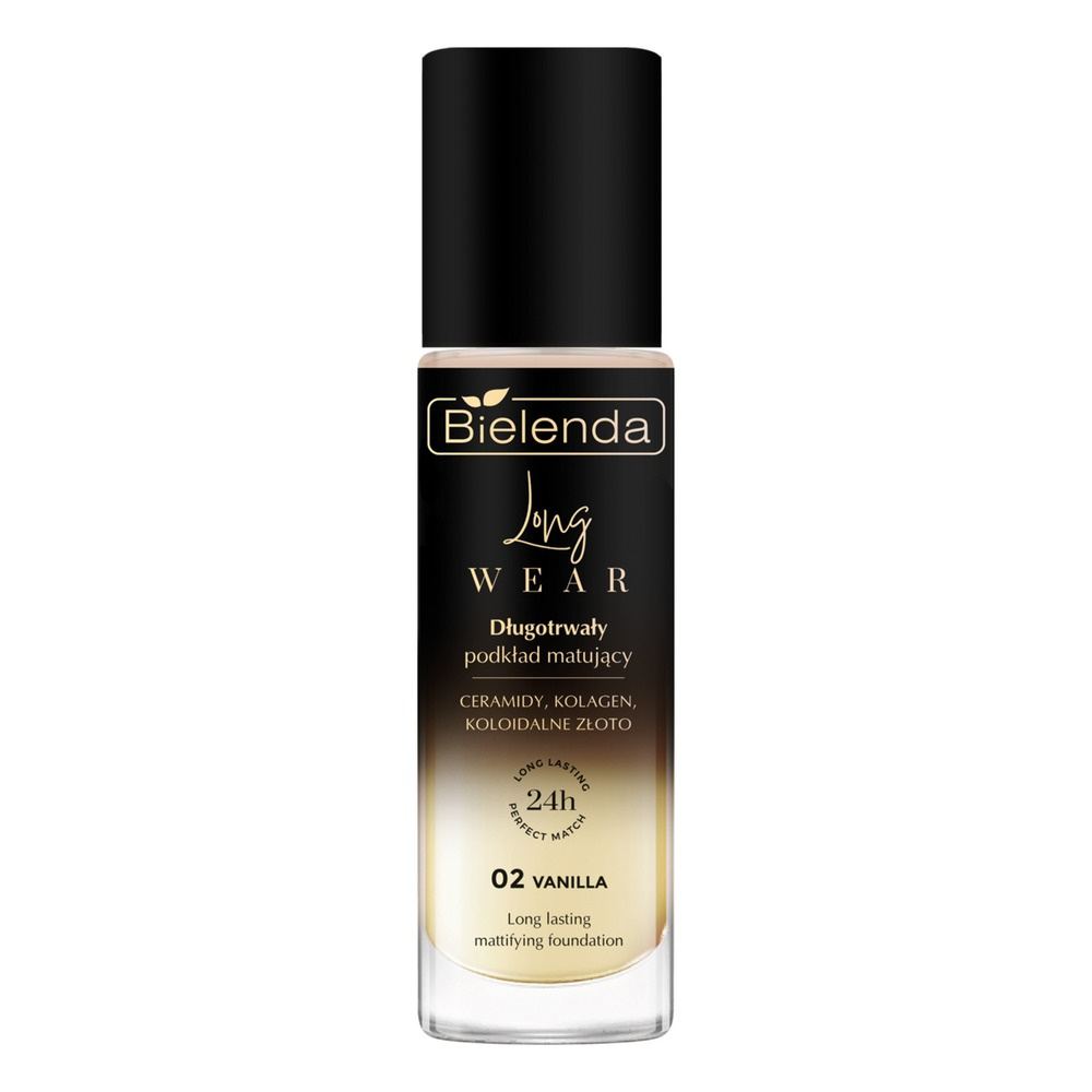 Bielenda Long Wear Długotrwały Podkład Matujący 02 Vanilla 30ml