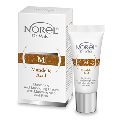 Norel Mandelic Acid Rozjaśniająco Wygładzający Krem z Kwasem Migdałowym i PHA 15ml