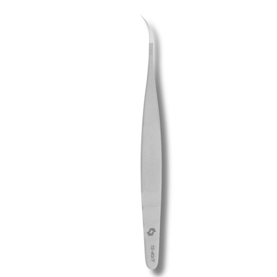 Staleks Pro Profesjonalna Pęseta do Rzęs EXPERT 40 TYPE 7 Wygięta 116mm 1 Sztuka