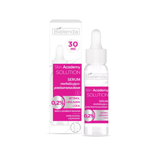 Bielenda Skin Academy Solution Serum Rewitalizująco-Przeciwzmarszczkowe 0.2% Retinol 30ml