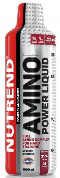 Nutrend Amino Power Liquid Aminokwasy w Płynie na Wzrost Mięśni 1000ml