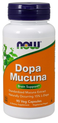 Now Foods Dopa Mucuna 90 Kapsułek