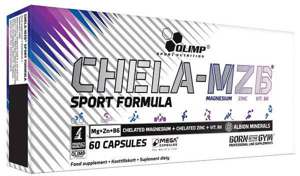 Olimp Chela MZB Sport Formula na Regenerację i Sen 60 Kapsułek