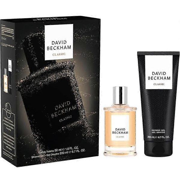 David Beckham Classic Gift Set Woda Toaletowa 50ml EDT Żel pod Prysznic 200ml Zestaw dla Mężczyzn 1 Sztuka