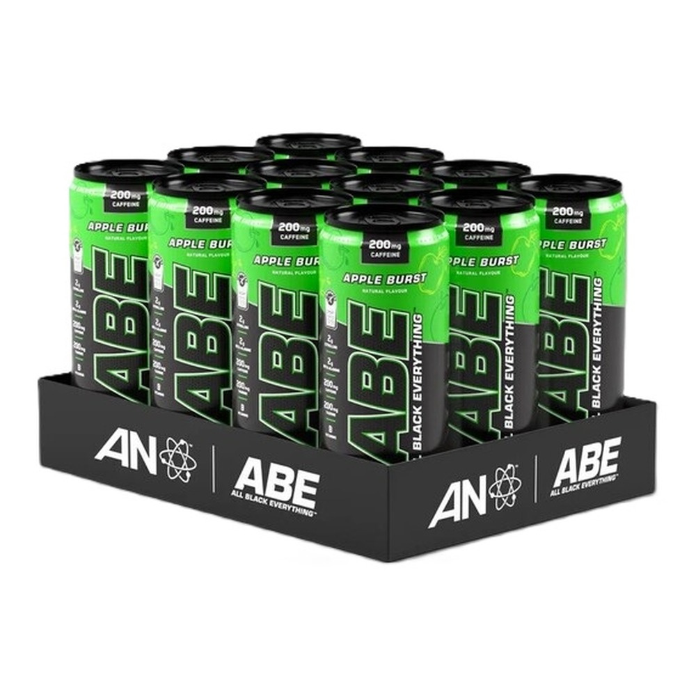 ABE Energy + Performance Cans, Apple & Elderflower - 12 x 330 ml.