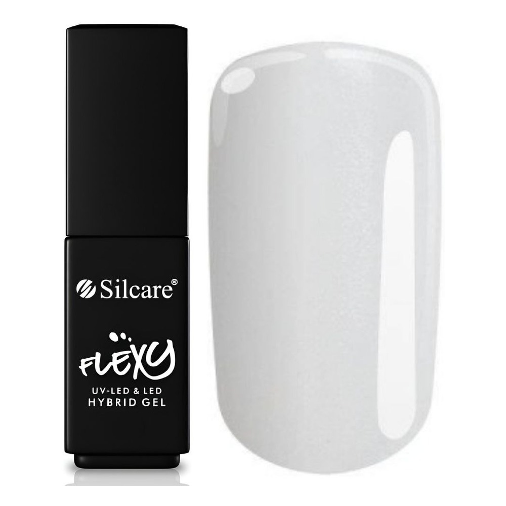 Silcare Flexy lakier hybrydowy UV/LED 202 Milky White 4.5g