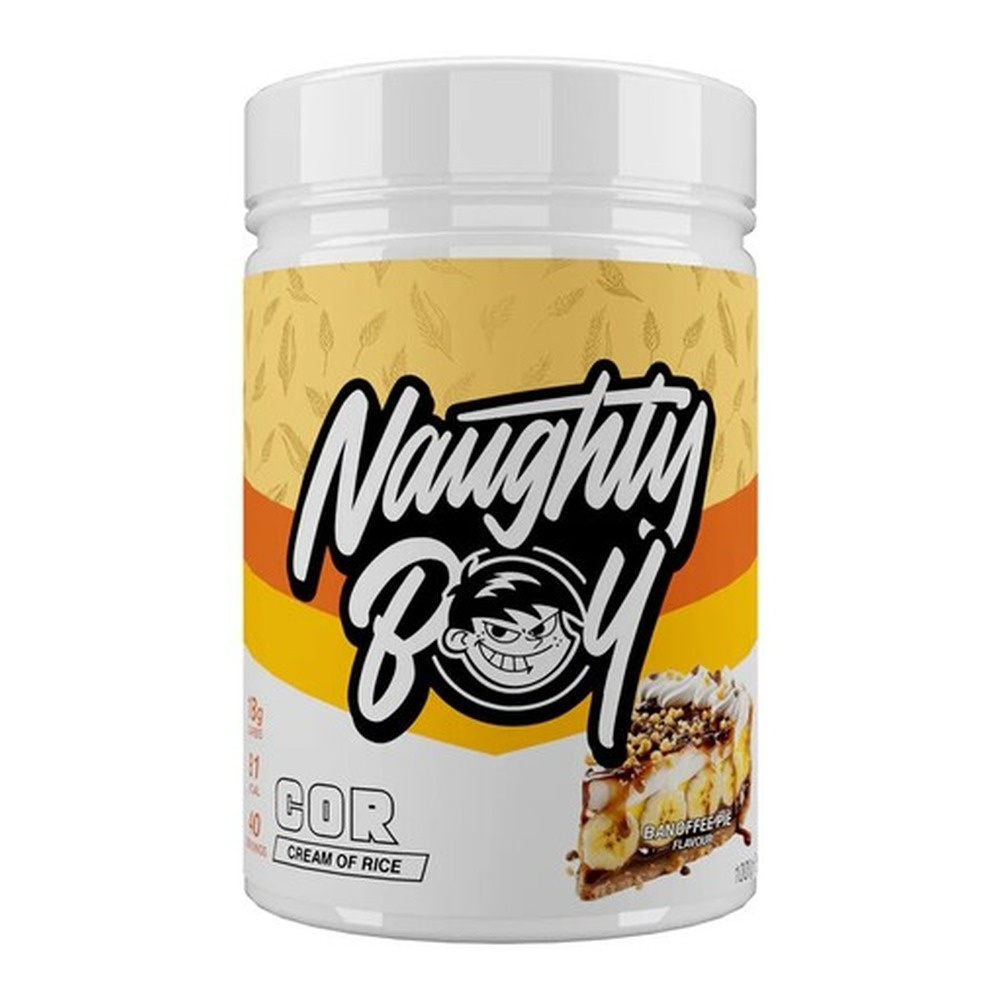 Naughty Boy Kleik Ryżowy Banoffee Pie Odżywka Węglowodanowa Na Energię i Wsparcie Mięśni 1000g