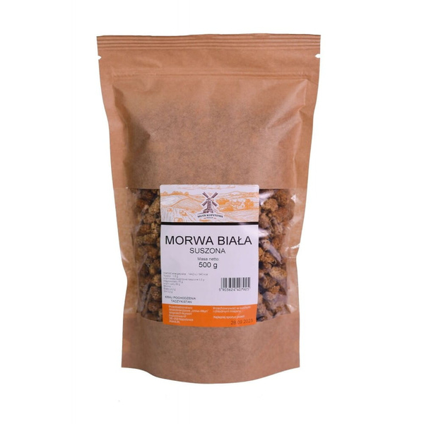 Młyn Kopytowa Morwa Biała Suszona 500g