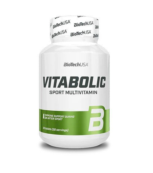 BioTechUSA Vitabolic Kompleks Witamin i Minerałów dla Sportowców na Odporność i Energię 30 Tabletek