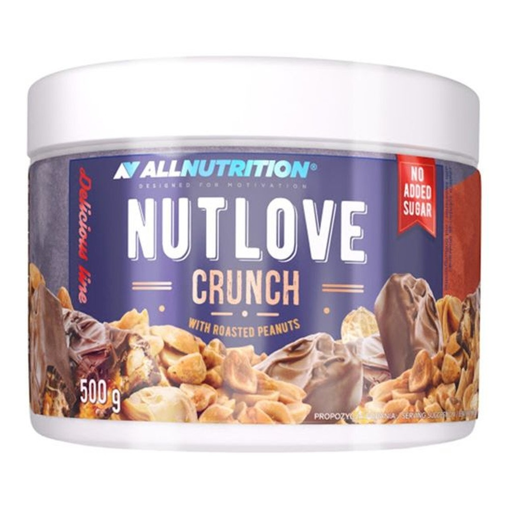 AllNutrition NutLove Crunch Krem Mleczno Czekoladowy z Orzeszkami Ziemnymi 500g