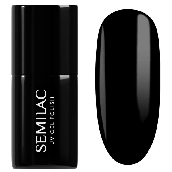 Semilac Black & White Lakier Hybrydowy 031 Black Diamond 7ml