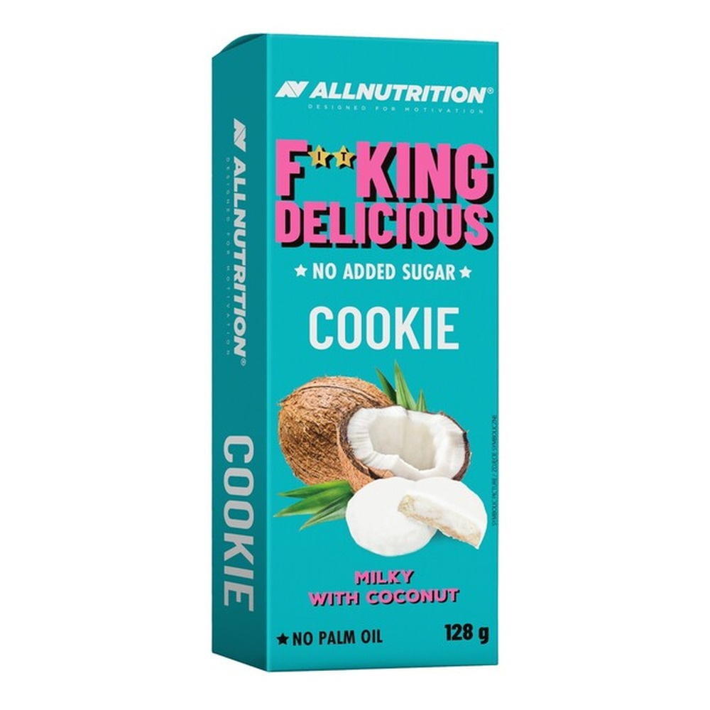 AllNutrition Fitking Delicious Ciastka Mleczne z Kokosem 128g