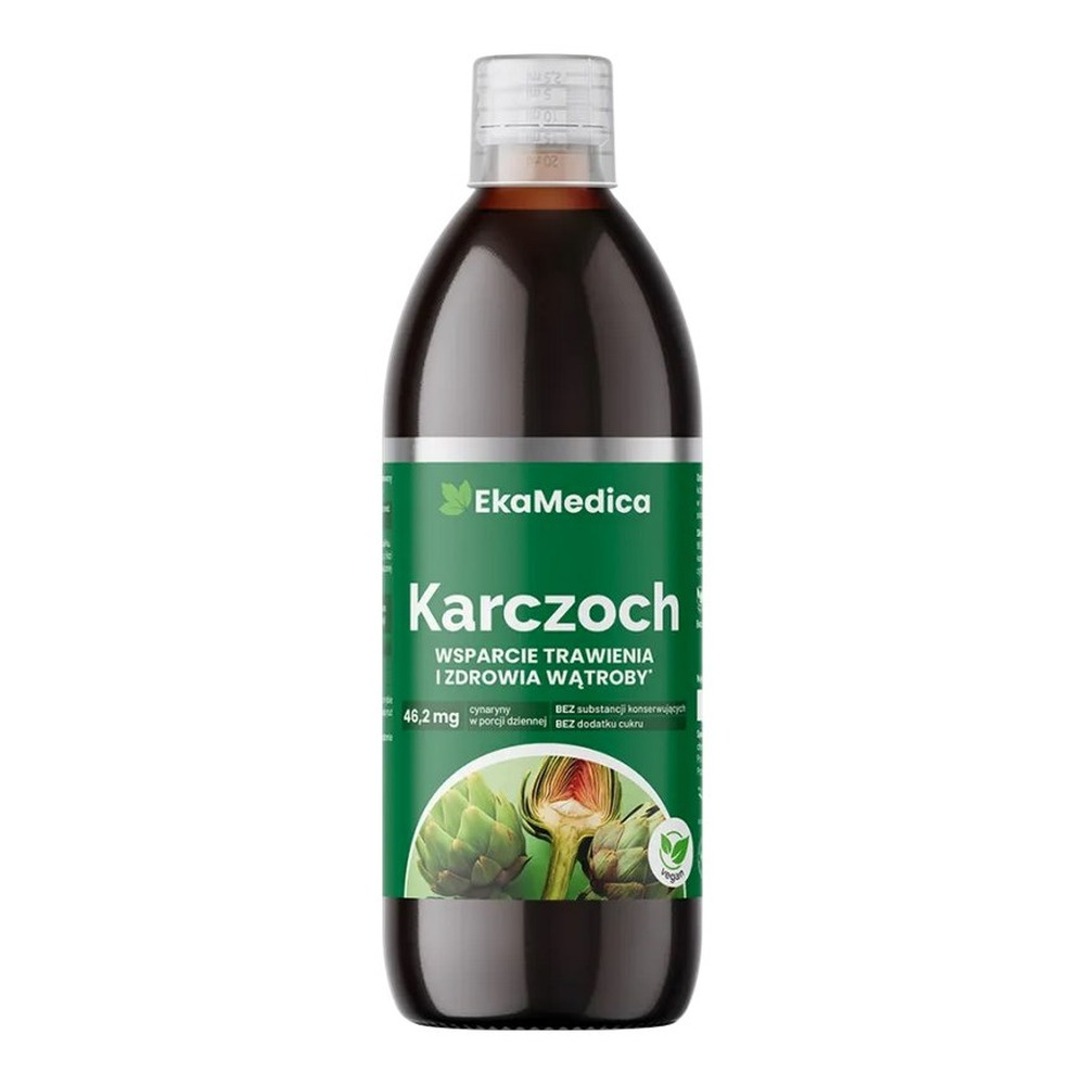 EkaMedica Naturalny 99,8% Sok Z Karczocha 500 ml