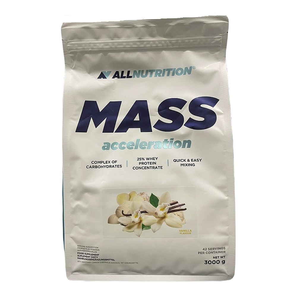 Allnutrition Mass Acceleration Kompleks Węglowodanowo-Proteinowy Wanilia 3000g