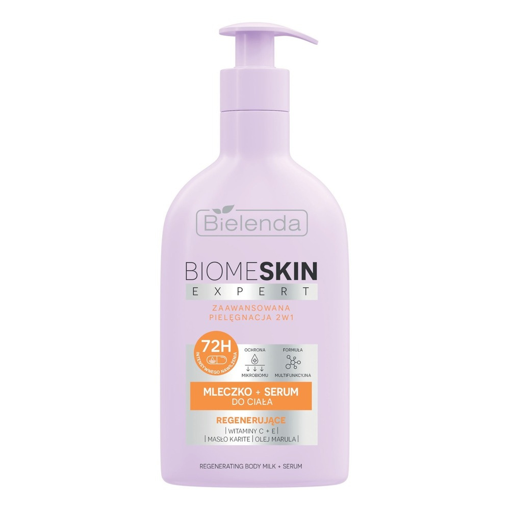 Bielenda Biome Skin Expert Regenerujące Mleczko i Serum do Ciała 2w1 350ml