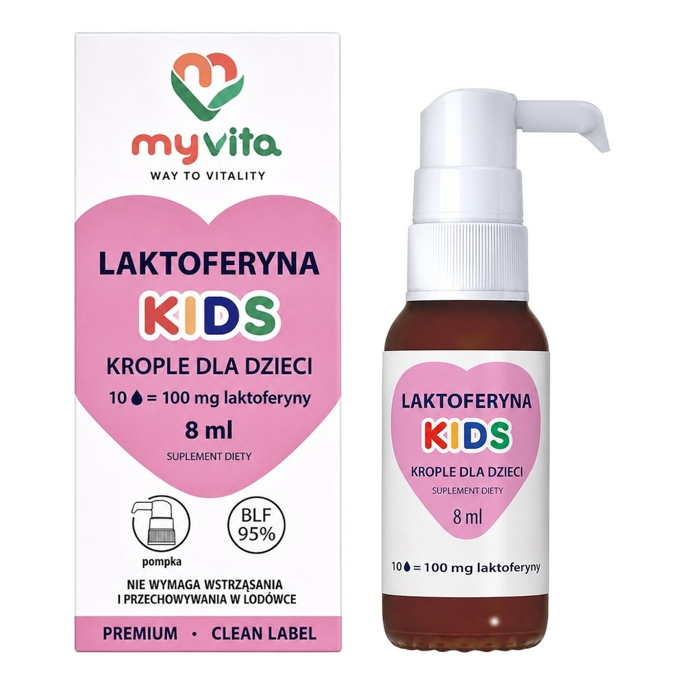 MyVita Laktoferyna kids krople dla dzieci 8ml