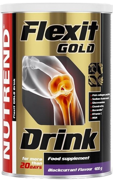 Nutrend Flexit Gold Drink Pomarańczowy Napój w Proszku na Stawy i Kości 400g