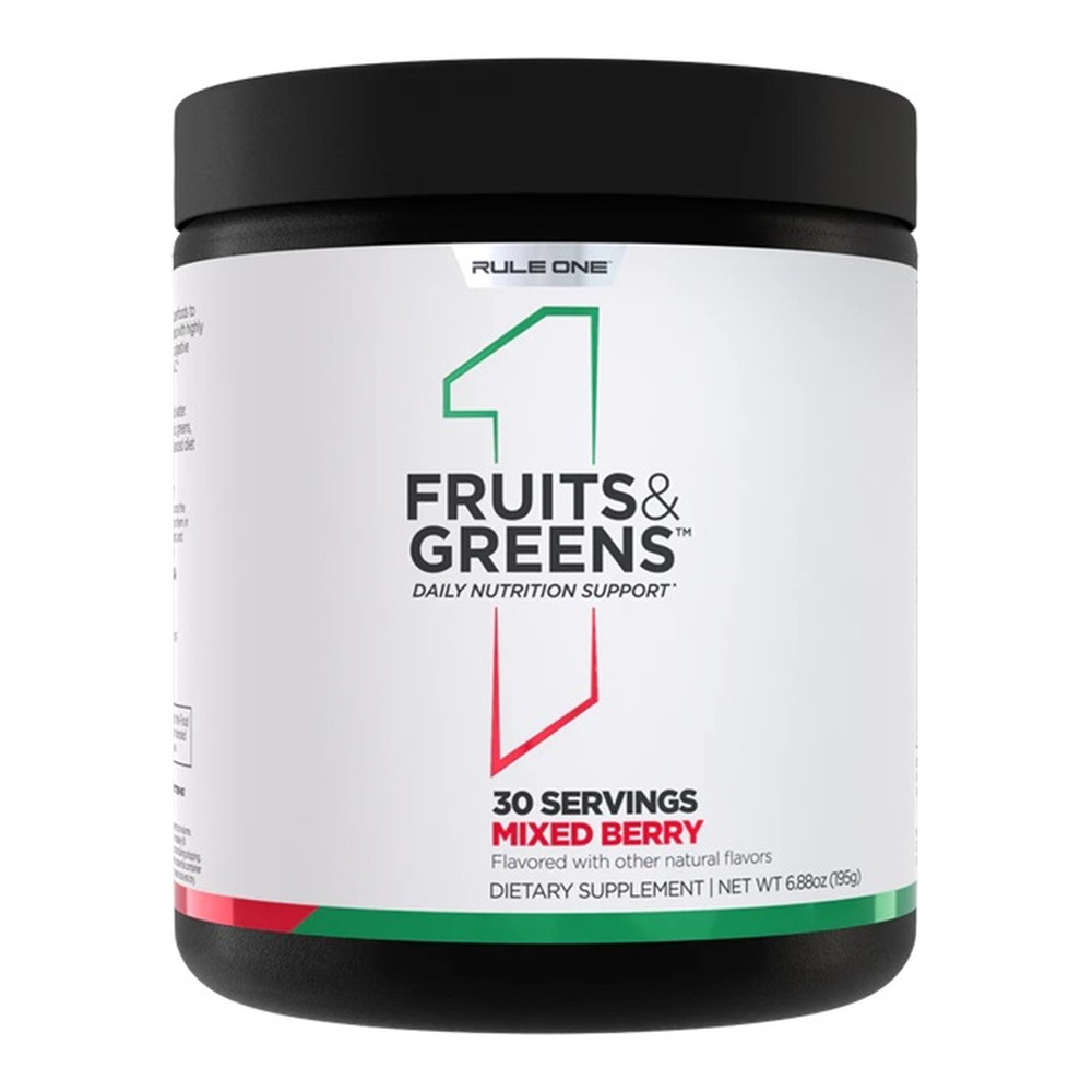 Rule One Fruits & Greens, Mixed Berry - 195g